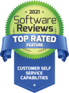 Service Hub de HubSpot obtiene la mejor calificación en la categoría «Autoservicio» de SoftwareReviews