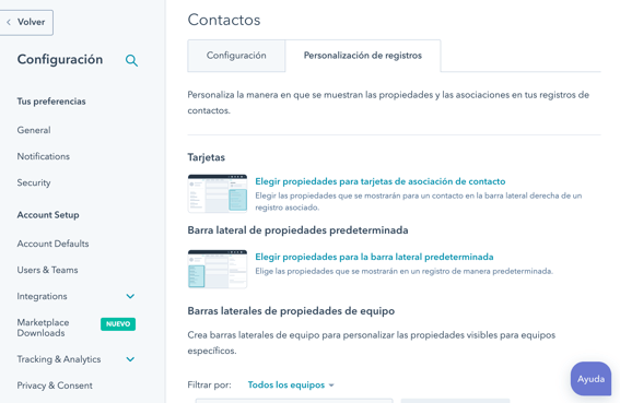 Personalización de plataforma CRM