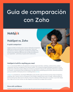 Guía de comparación con Zoho