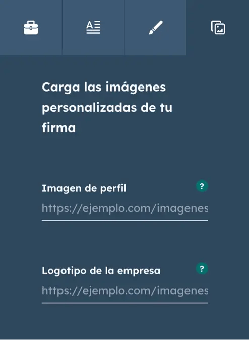 Cómo crear firma para correos electrónicos: agregar datos de empresa