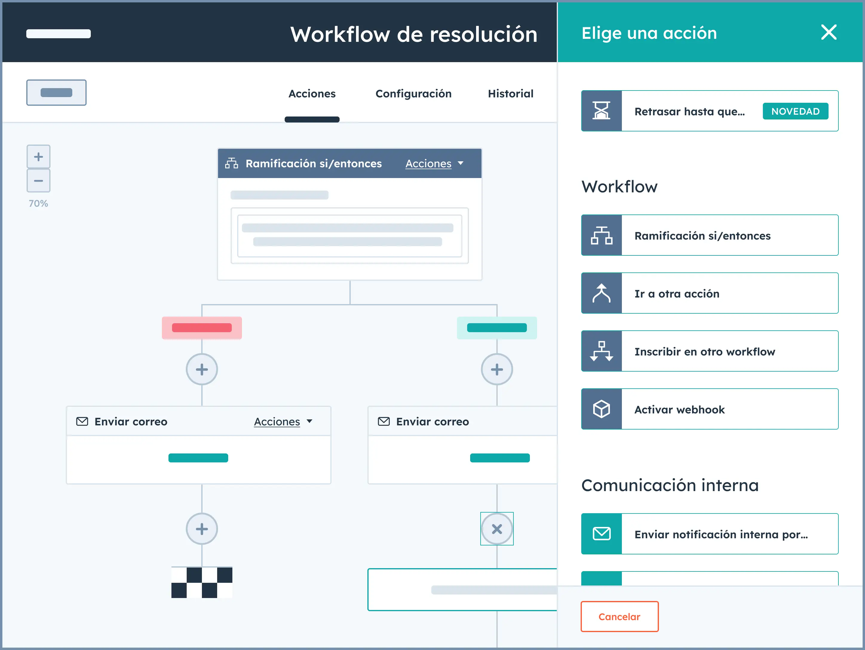 Workflow de automatización de tickets